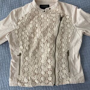 Live a Little Brand - Cream Lace Women's Jacket